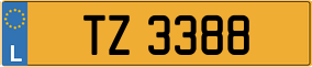 Truck License Plate